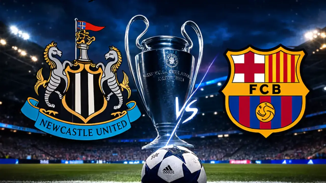 موعد مباراة نيوكاسل يونايتد وبرشلونة في دوري الأبطال والقنوات الناقلة للقاء المنتظر